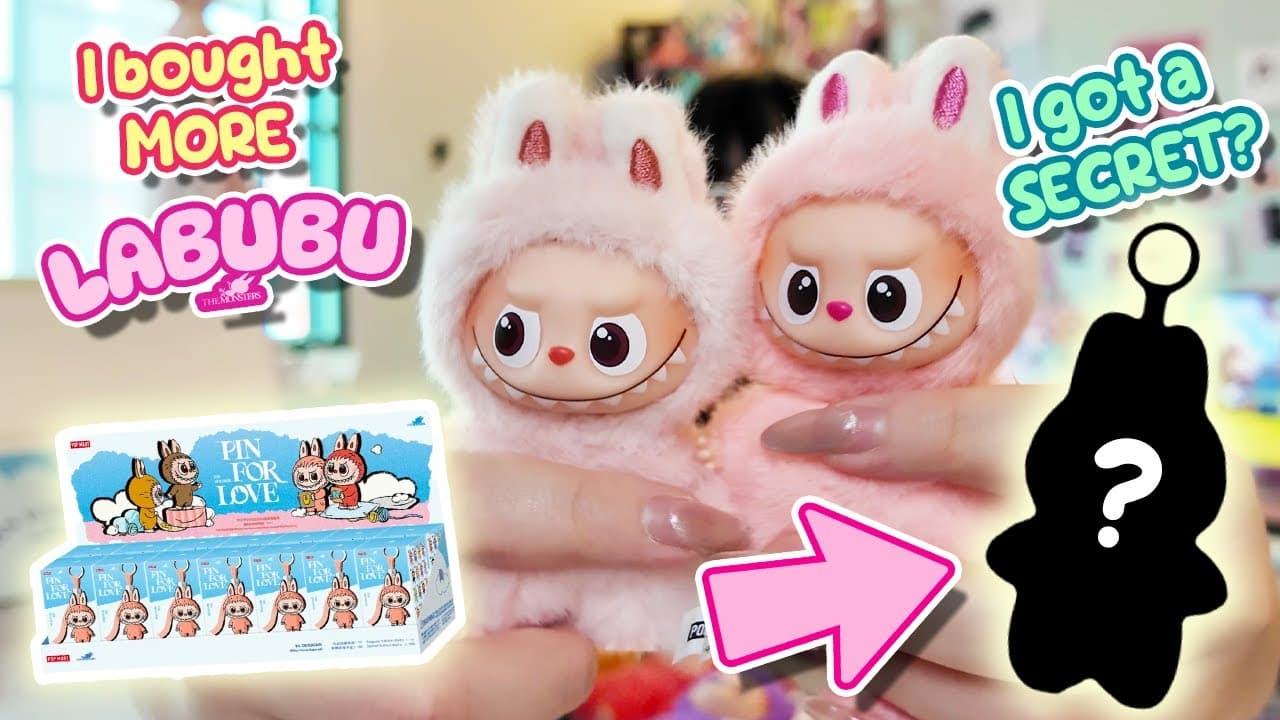 Did I Just Get The SECRET Labubu?? - Labubu Pin For Love Unboxing! ✿ೀ