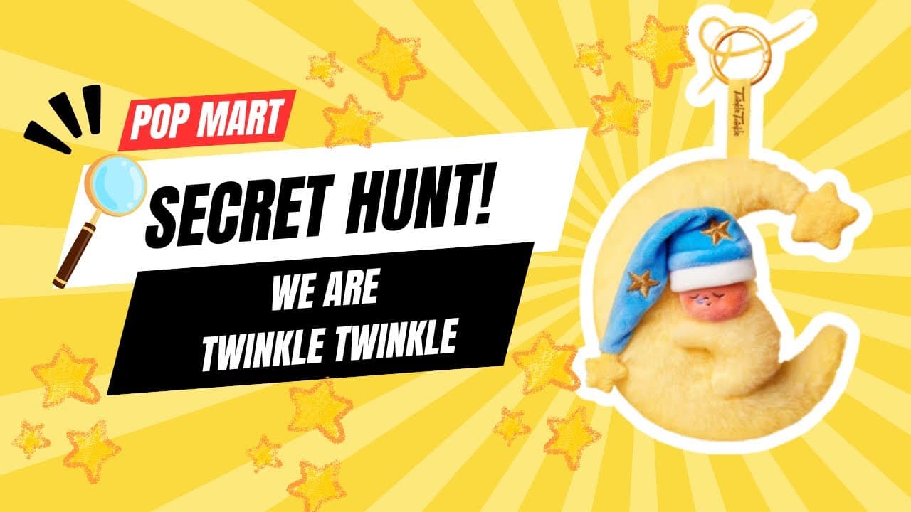 Pop Mart We are twinkle twinkle plush pendant | Unboxing