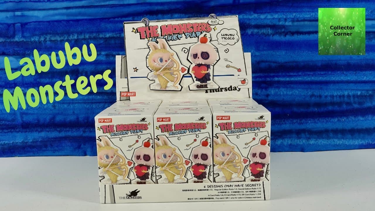The Monsters Labubu Mischief Party Pop Mart Blind Box Figure Unboxing