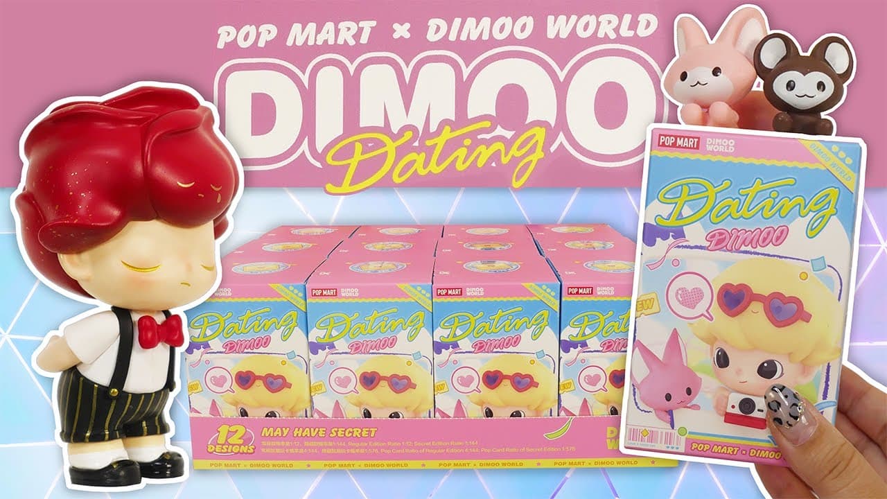 Dimoo Dating ♡ POP MART Blind Box Unboxing FULL SET!