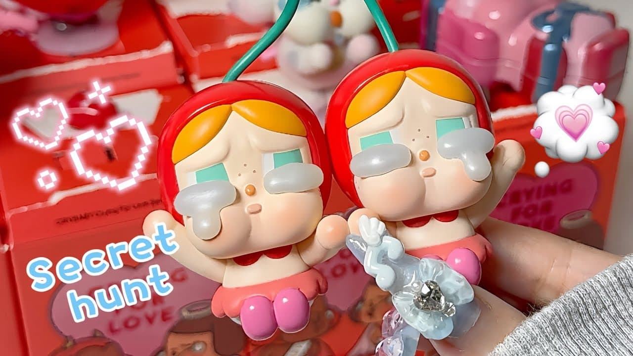 【シークレット狙い🏹⭐️】ASMR🎧 POP MART Cry Baby Unboxing No talking blind box